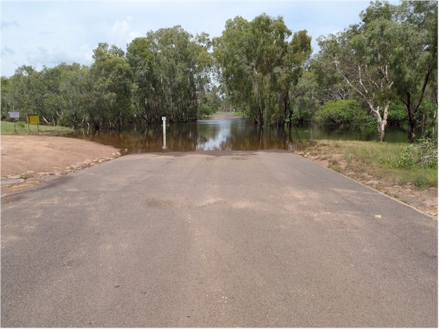 
The wet season regularly closes roads for months at a time.