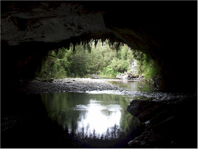 Limestone caves revealed magnificent sights...
