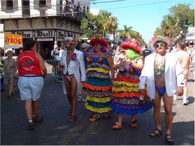 Fantasy Fest in Key West - lots of body art...

