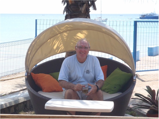 At the Pantai Laut restaurant where the Sail Indonesia fleet gathered - and we spent many afternoons.