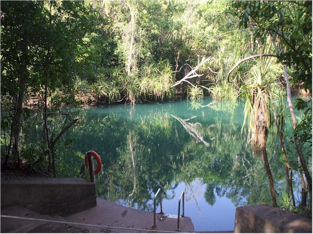 Litchfield National Park - beautiful pools but swimming not allowed during wet season - due to crocodiles!