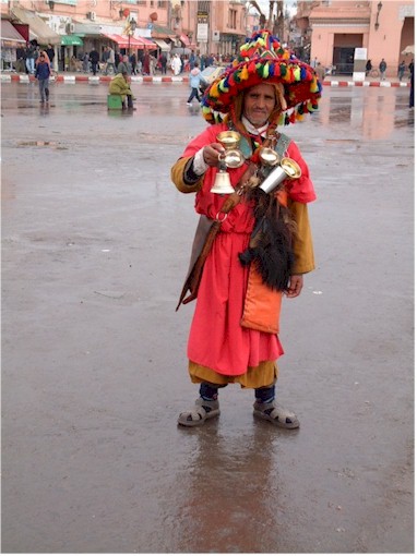 
Djemaa El Fna - the main square in Marrakesh has hawkers of all varieties...