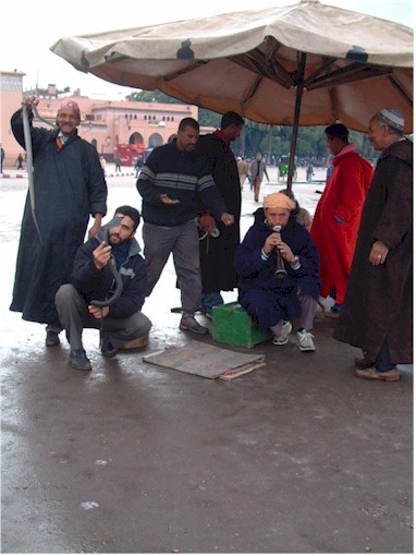 These are the snake charmers...