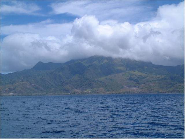 
Approaching Martinique on our way back north.