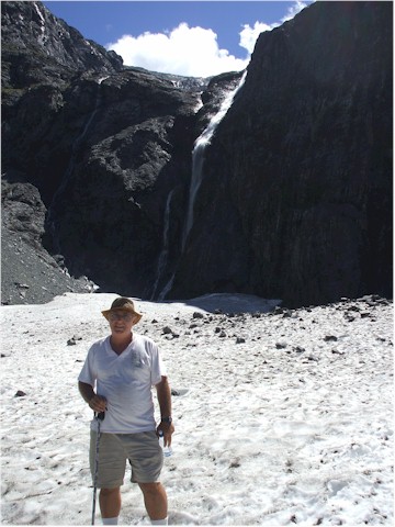 We climbed another glacier on the way to Milford Sound...
