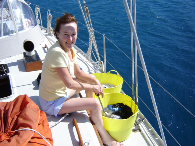 Carol & Trevor join us in Papeete, Tahiti.
