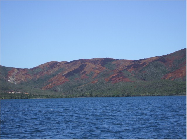 The French have stripped the country with its nickel mining operations, however the wealth doesn