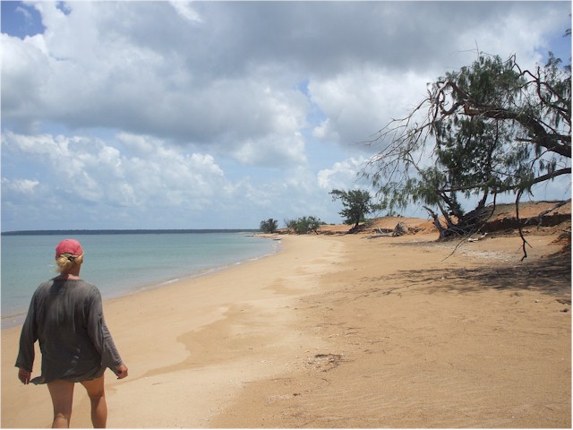 
North Goulburn Island offered an isolated walk ashore...
