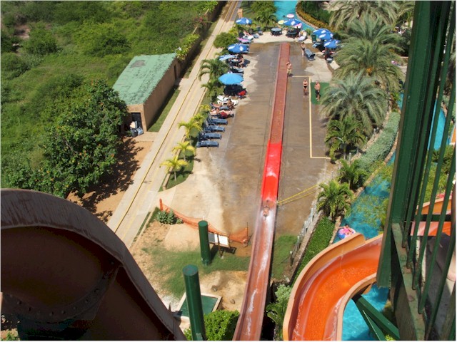 ... and it was VERY HIGH from up the top!
