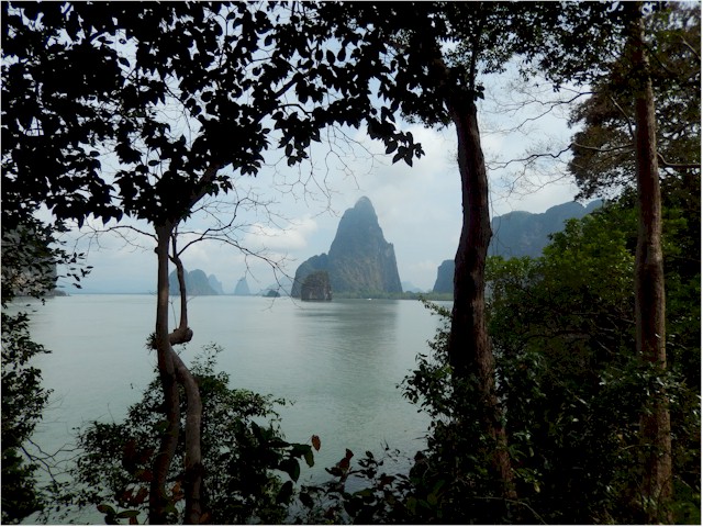 We decide to explore Phang Nga Bay (to the east of Phuket) in anticipation of a visit by Christine