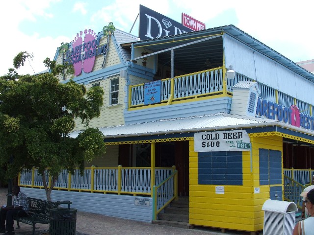 Philipsburg, the capital of St Maarten.
