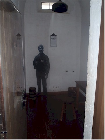 One of the isolation cells...