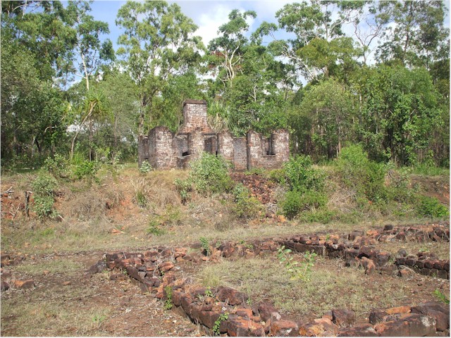 
The hospital ruins had a magnificent outlook.
