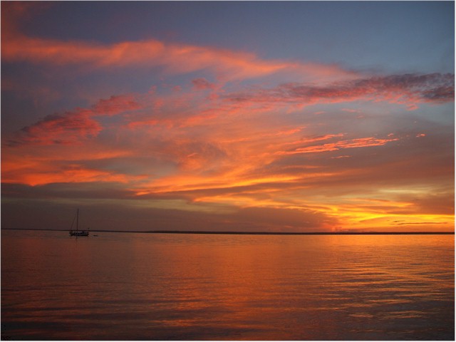 
But the sunsets were amazing.
