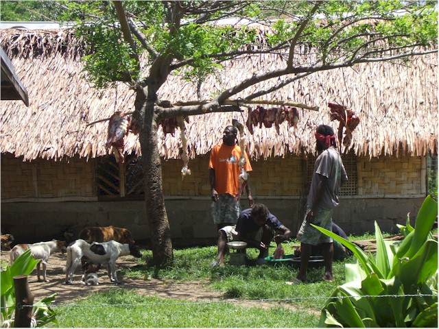 The local butchers shop!
