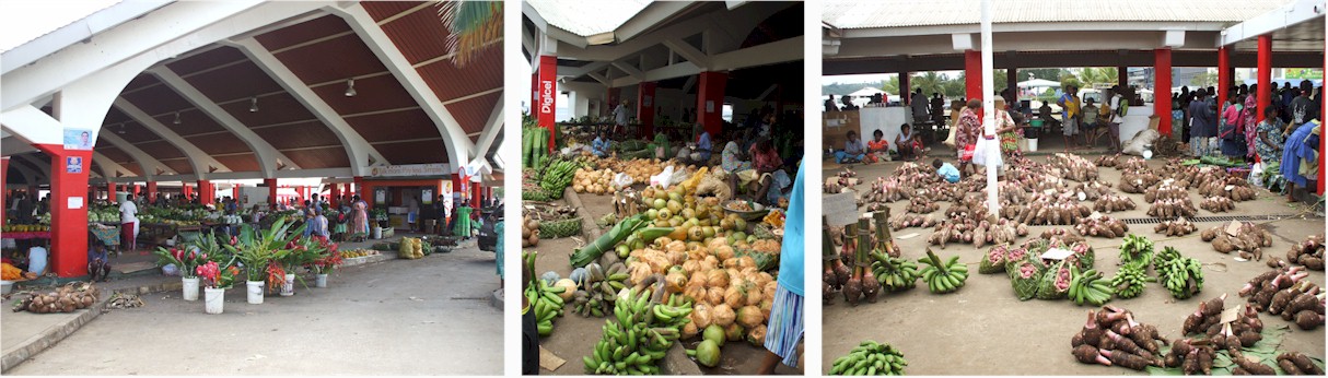 The fantastic market in Port Vila...
