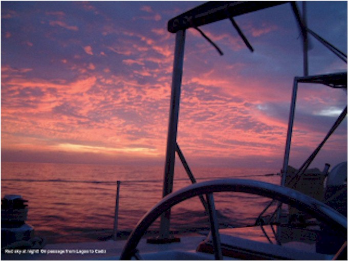 En route from Portimao to Cadiz in southern Spain.
