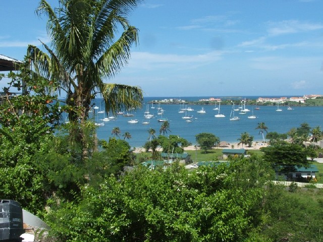 Prickly Bay on the south side of the island remains a lovely anchorage, despite the yacht club being wiped out.
