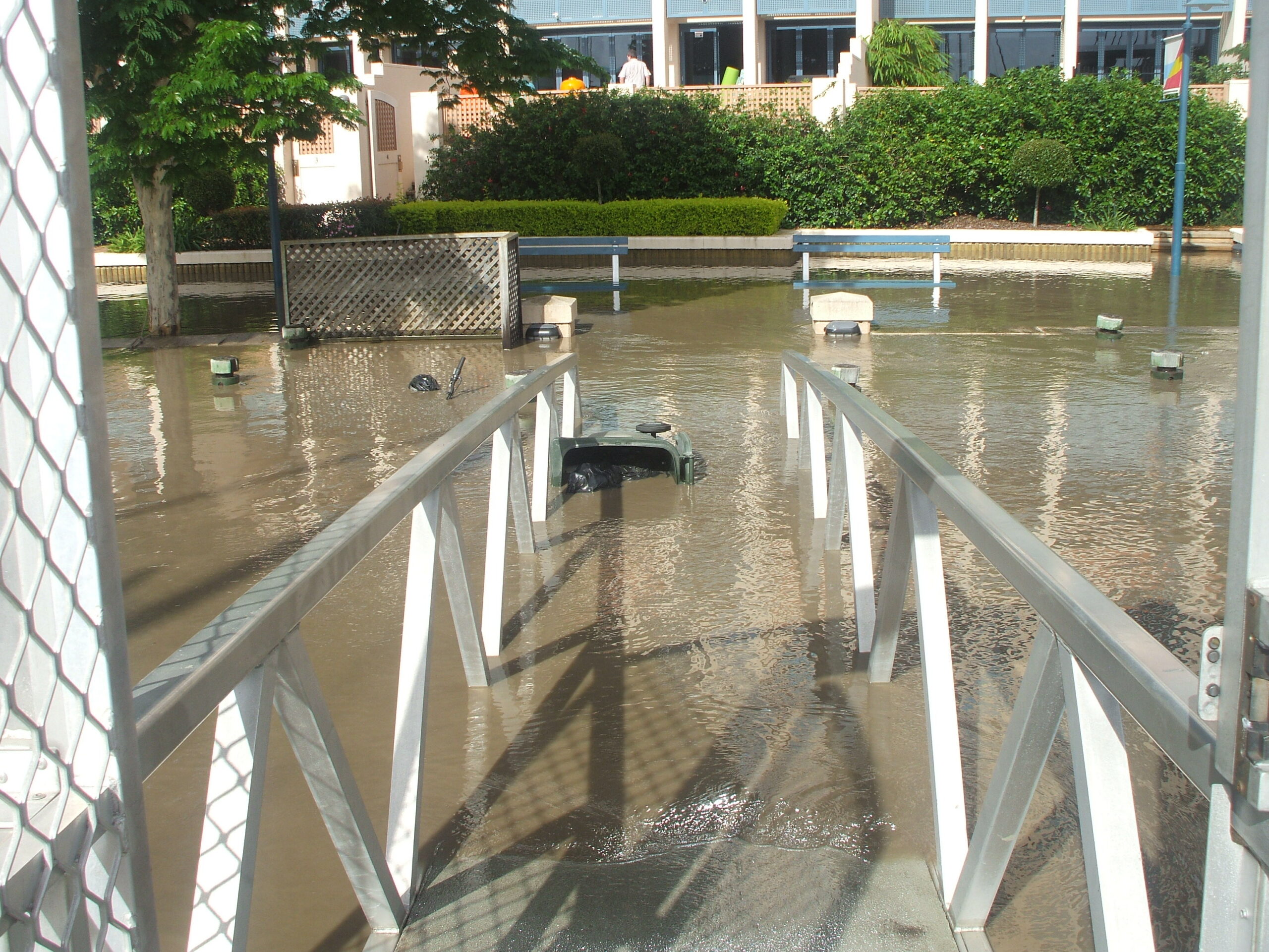 Wet feet to get ashore!

