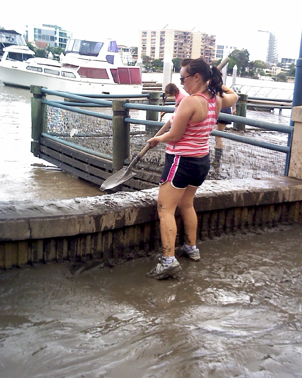 ...the people actually working are all local volunteers!
