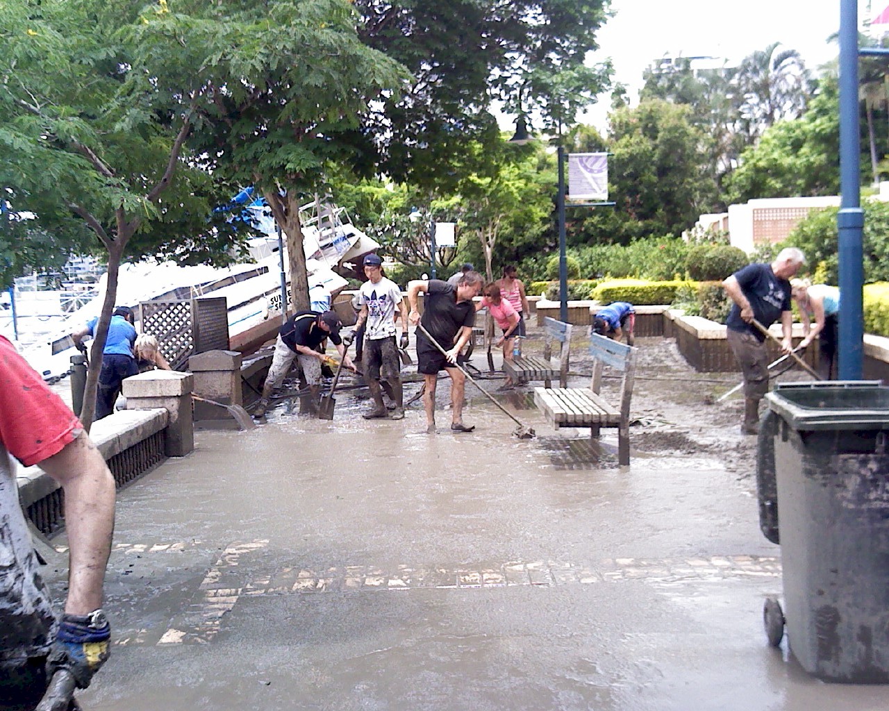 ...the people actually working are all local volunteers!
