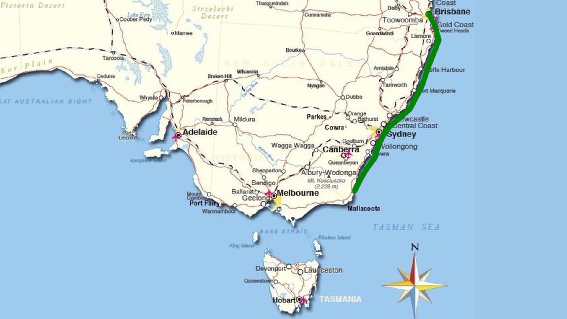 Sail Brisbane to Eden