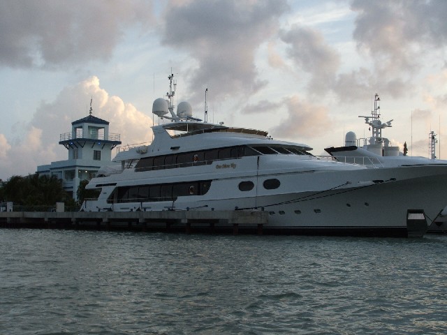 Just one of the fabulous yachts One More Toy.
