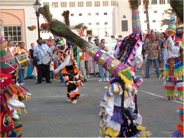 ... and the spectacle put on for the tourists.
