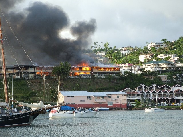 ... then someone set fire to the local school.
