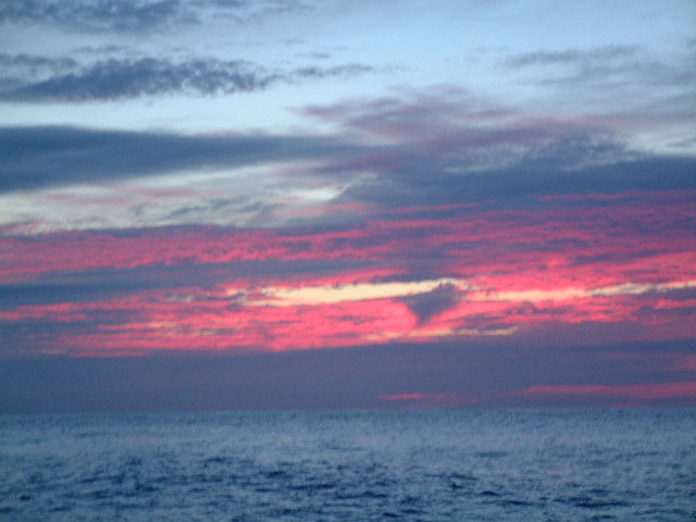 sunset bay of biscay 18aug03