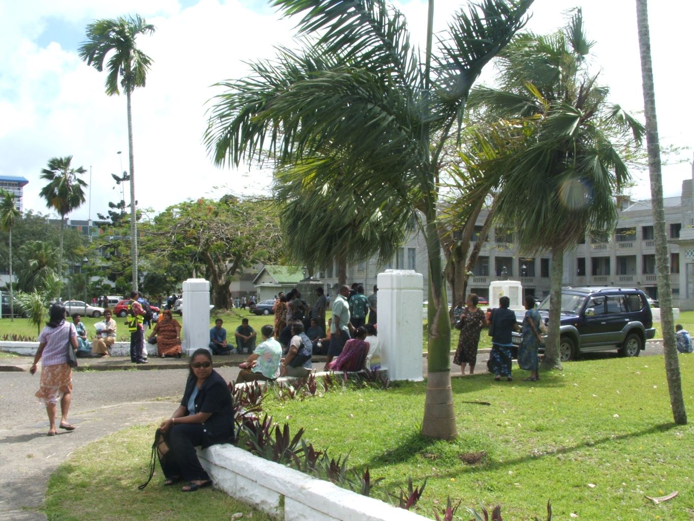 ... and political eruptions cause bomb threats in Suva