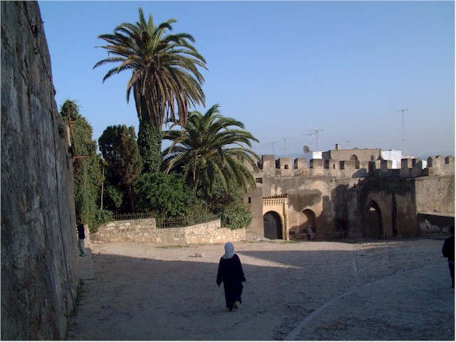 The older parts of the city...