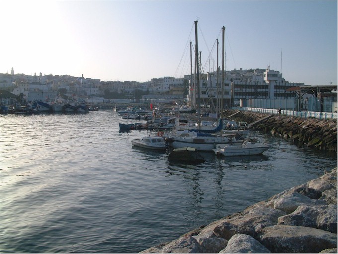 Tangiers harbour, Morocco.