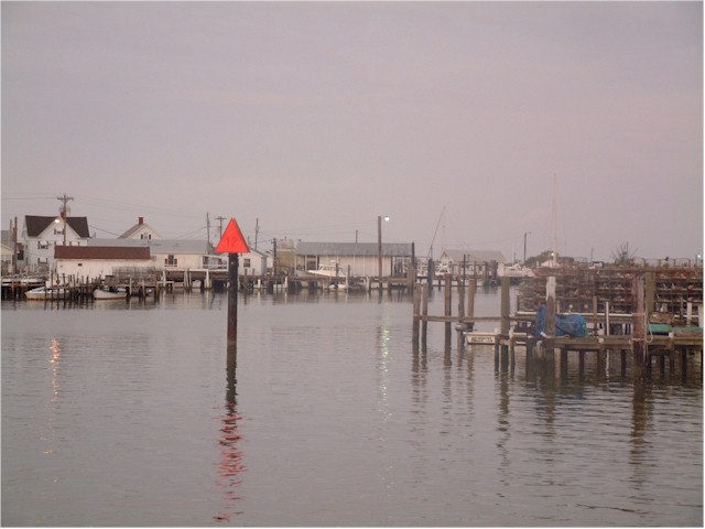 We stopped for the night at Tangier Island, in the Chesapeake.
