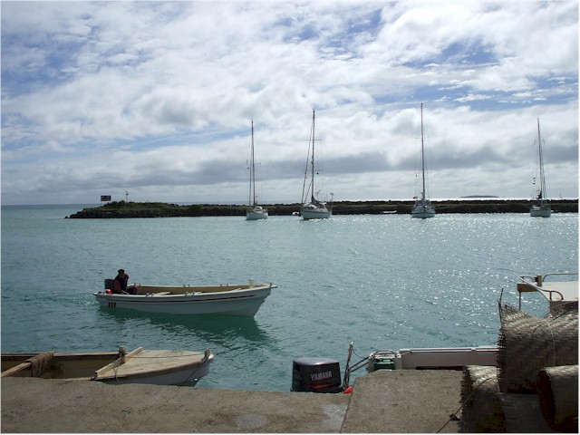 Med-moored in Nuku