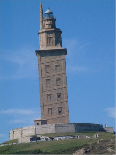 torres de hercules, la coruna