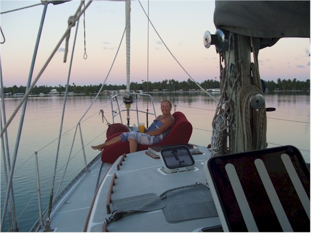 ... enjoying some much deserved relaxation!
