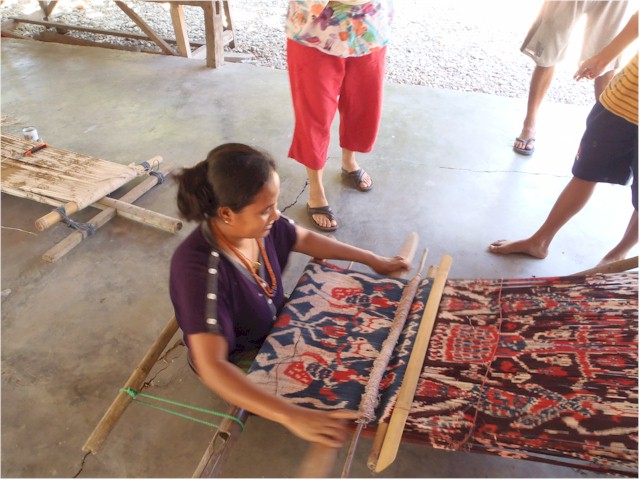 Next stop the island of Sumba, where they weave the best Ikat in Indonesia...
