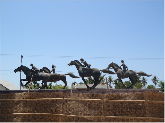 Sumba is also famous for its Pasola - bareback horsemen ritualise old tribal battles.
