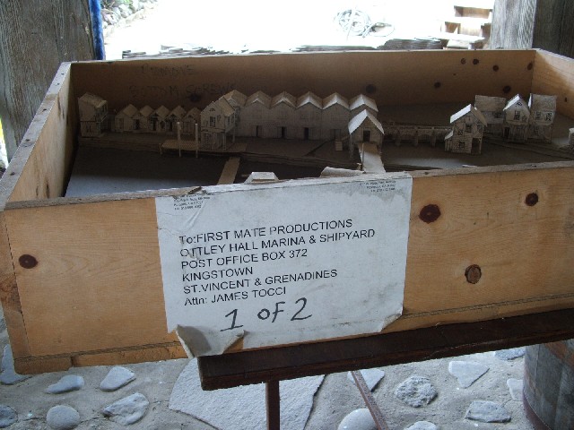 ... some of the original props from the film set ...
