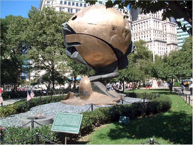 
World Trade Centre memorial.
