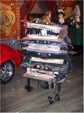 We visited the World of Wearable Art Museum - great fun. This piece is called 