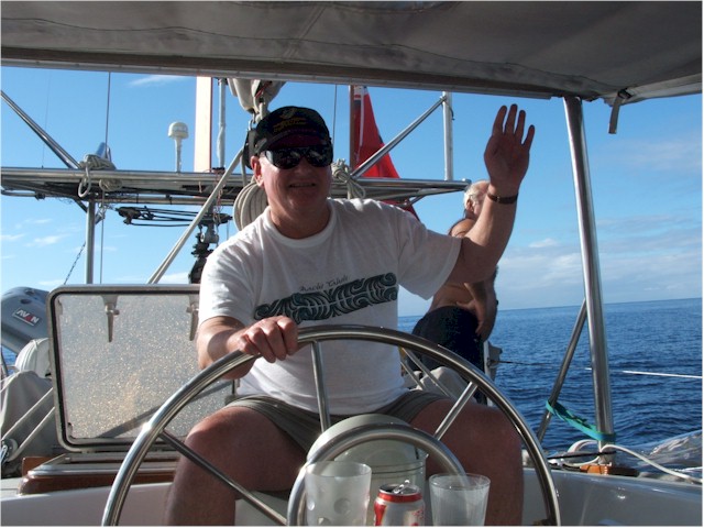 Carol & Trevor join us in Papeete, Tahiti.
