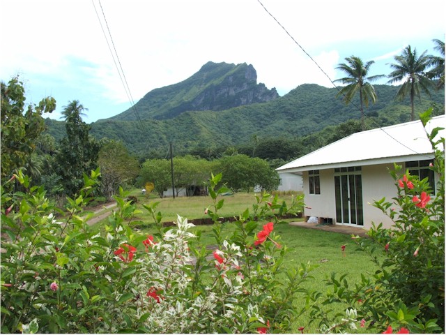 We hired a car and toured Raiatea.