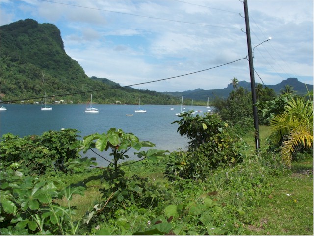 We hired a car and toured Raiatea.