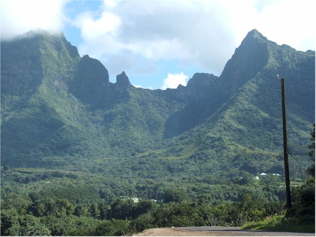 We hired a car and toured Raiatea.