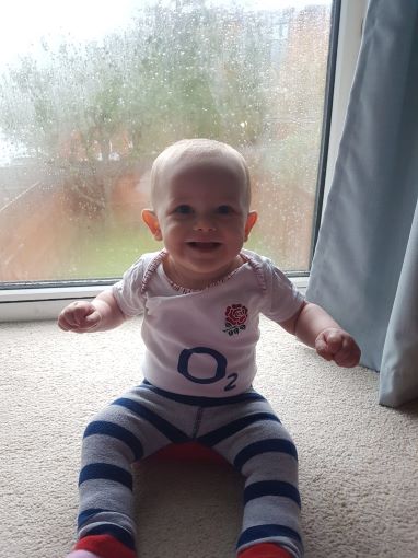 Alba at 10 months old.