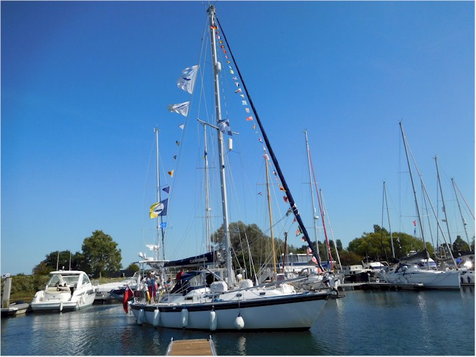 On 1st September we welcomed Bill & Sue Camomileback to the UK following their circumnavigation...