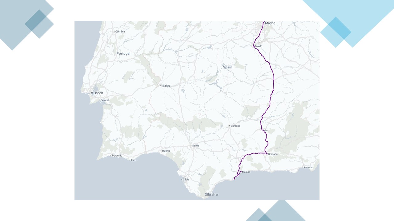 chart fuengirola to malaga