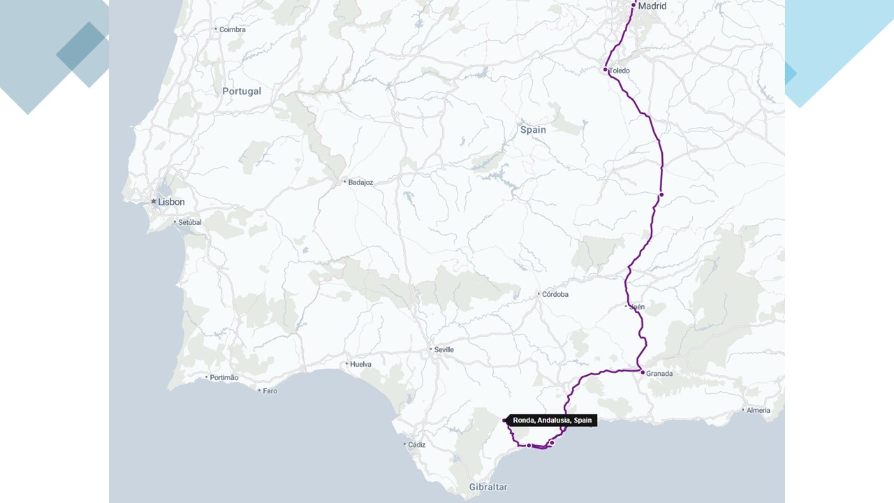chart fuengirola to rhonda